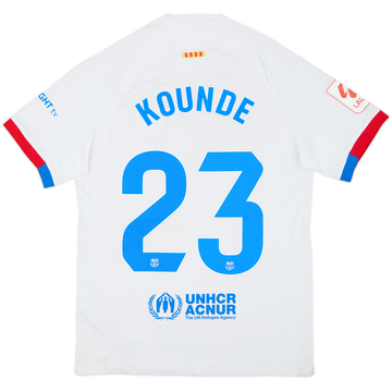 2023-24 Barcelona Away Shirt Kounde #23 - 5/10 - (S)