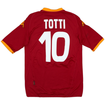 2008-09 Roma Home Shirt Totti #10 - 6/10 - (L)