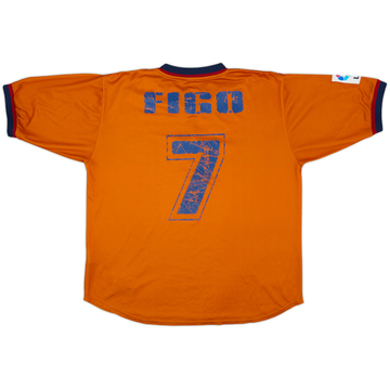 1998-00 Barcelona Third Shirt Figo #7 - 6/10 - (XL)