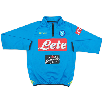2016-17 Napoli Kappa 1/4 Zip Drill Top - 8/10 - (L.Boys)