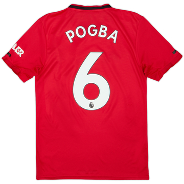 2019-20 Manchester United Home Shirt Pogba #6 - 6/10 - (S)