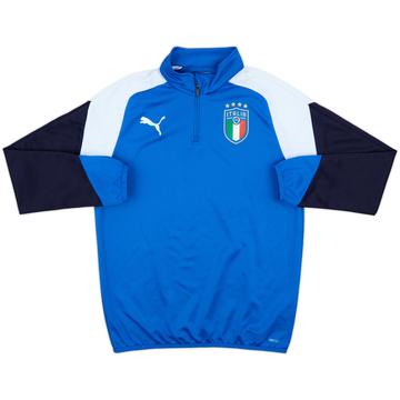 2019-20 Italy Puma 1/4 Zip Training Top - 8/10 - (XL.Boys)