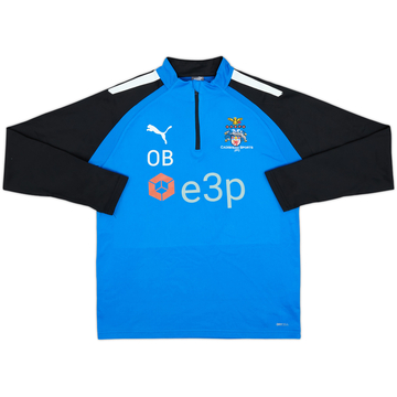 2020s Cadishead Sports Staff Issue Puma 1/4 Zip Drill Top 'OB' - 6/10 - (L.Boys)
