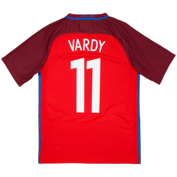 2016-17 England Away Shirt Vardy #11 - 9/10 - (S)