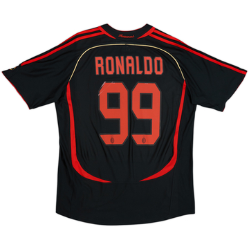 2006-07 AC Milan Third Shirt Ronaldo #99 - 7/10 - (L)