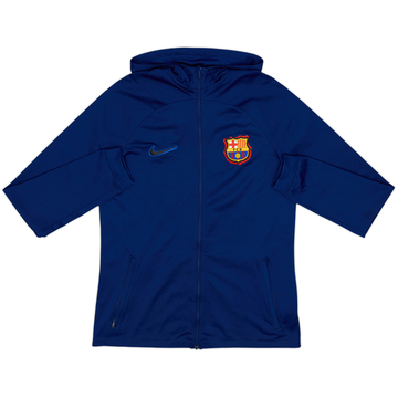 2022-23 Barcelona Nike Hooded Track Jacket - 8/10 - (XL.Boys)