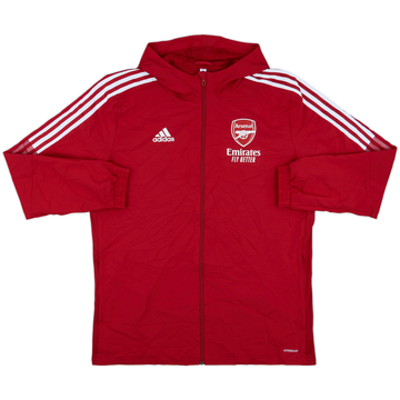 2021-22 Arsenal adidas Hooded Track Jacket - 8/10 - (L)
