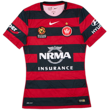 2015-16 Western Sydney Wanderers Authentic Home Shirt - 8/10 - (S)
