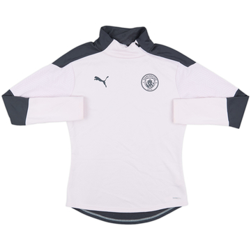 2020-21 Manchester City Puma 1/4 Zip Training Top - 8/10 - (S)