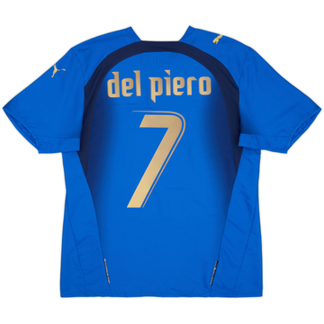 2006 Italy Home Shirt Del Piero #7 - 6/10 - (M)