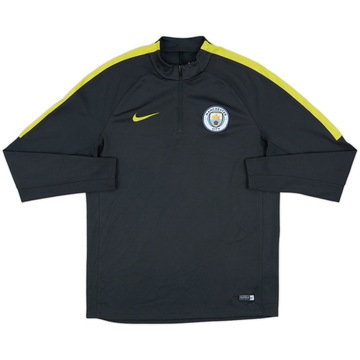 2016-17 Manchester City Nike 1/4 Zip Training Top - 8/10 - (L)