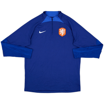 2022-23 Netherlands Nike 1/4 Zip Drill Top - 10/10 - (L)