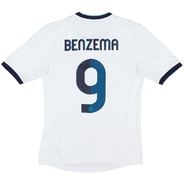 2012-13 Real Madrid Home Shirt Benzema #9 - 6/10 - (S)