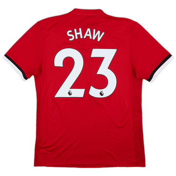 2017-18 Manchester United Home Shirt Shaw #23 - 10/10 - (M)