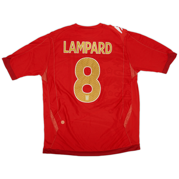 2006-08 England Away Shirt Lampard #8 - 7/10 - (L)