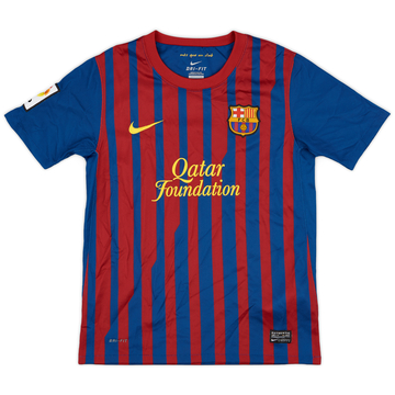 2011-12 Barcelona Home Shirt - 9/10 - (M.Boys)