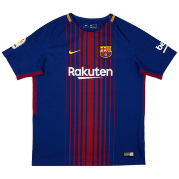 2017-18 Barcelona Home Shirt - 6/10 - (XL.Boys)
