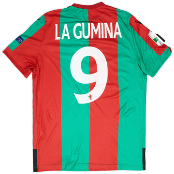 2016-17 Ternana Match Issue Home Shirt La Gumina #9