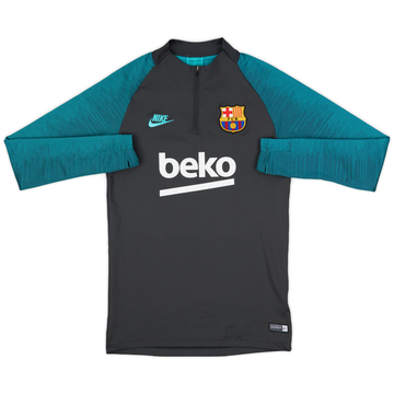 2019-20 Barcelona Nike 1/4 Zip Drill Top - 8/10 - (S)
