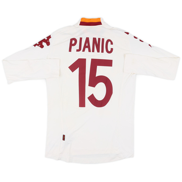 2012-13 Roma Away L/S Shirt Pjanic #15 - 6/10 - (M)