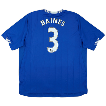 2009-10 Everton Home Shirt Baines #3 - 9/10 - (3XL)