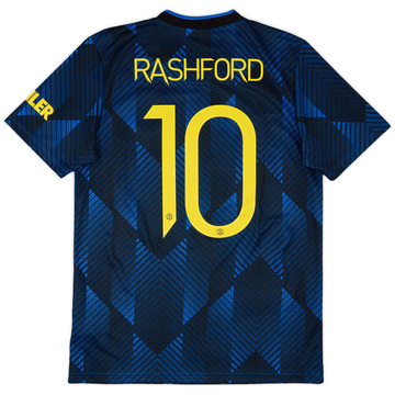 2021-22 Manchester United Third Shirt Rashford #10 - 10/10 - (M)