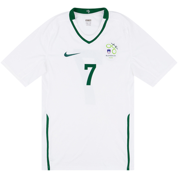 2008-10 Slovenia Match Issue Home Shirt #7