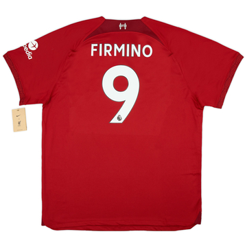 2022-23 Liverpool Home Shirt Firmino #9 (XXL)