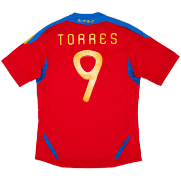 Camiseta de local de España 2010-11 Torres #9 - 5/10 - (M)