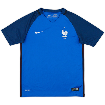 2016-17 France Home Shirt - 9/10 - (M.Boys)