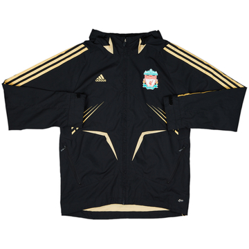 2008-09 Liverpool adidas Hooded Track Jacket - 8/10 - (M)