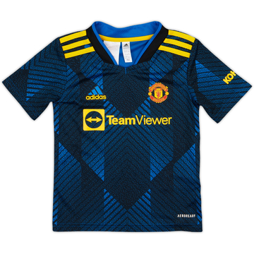 2021-22 Manchester United Third Shirt - 10/10 - (4-5 Years)