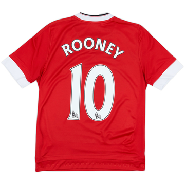 2015-16 Manchester United Home Shirt Rooney #10 - 7/10 - (L.Boys)