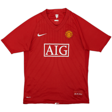 2007-09 Manchester United Home Shirt - 5/10 - (XL.Boys)