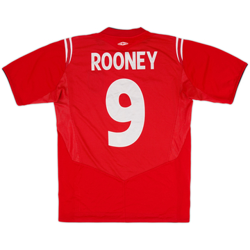 2004-06 England Away Shirt Rooney #9 - 8/10 - (M)