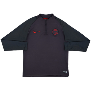 2019-20 Paris Saint-Germain Nike 1/4 Zip Drill Top - 9/10 - (M)