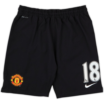 2011-12 Manchester United Away Shorts #18 (Young) - 7/10 - (L.Boys)