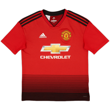 2018-19 Manchester United Home Shirt - 7/10 - (XL.Boys)