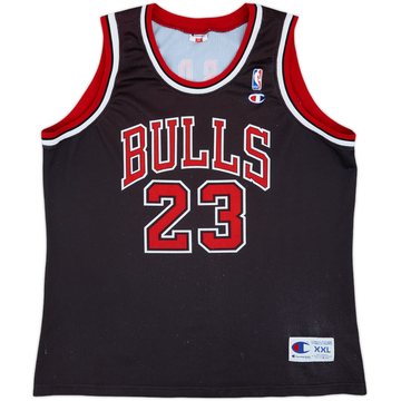 1997-98 Chicago Bulls Jordan #23 Champion Alternate Jersey - 7/10 - (XXL)