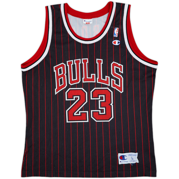 1995-97 Chicago Bulls Jordan #23 Champion Alternate Jersey - 5/10 - (L)