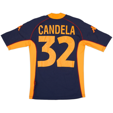2001-02 Roma Third Shirt Candela #32 - 5/10 - (S)