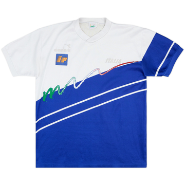1990-92 Italy Diadora Training Shirt - 4/10 - (M)