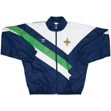 1991-93 Northern Ireland Umbro Track Jacket - 9/10 - (XL)