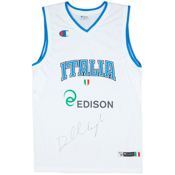 2011-14 Italy National Team Signed Champion Away Jersey - 9/10 - (L)