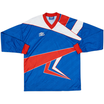 1990s Umbro Template L/S Shirt - 8/10 - (L)