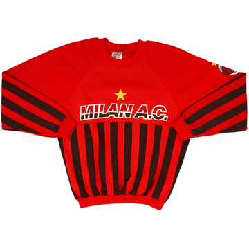 1990-91 AC Milan Le Felpe Dei Grandi Sweat Top - 8/10 - (M)