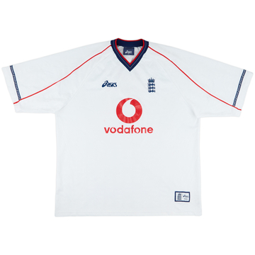 1990s England Cricket Home Shirt - 7/10 - (XXL)