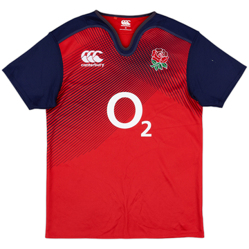 2015-16 England Rugby Canterbury Training Shirt - 8/10 - (M)