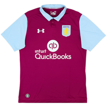 2016-17 Aston Villa Home Shirt - 8/10 - (L)