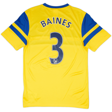 2013-14 Everton Away Shirt Baines #3 - 5/10 - (S)